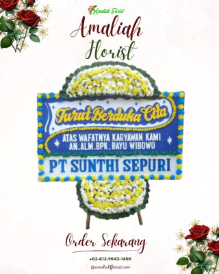 Papan Bunga Duka di Vii Koto